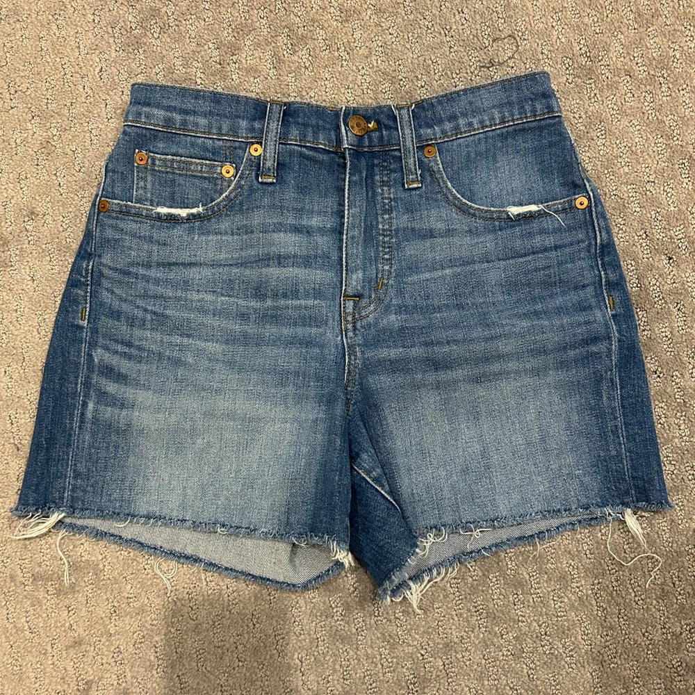 Madewell High Rise Denim Shorts